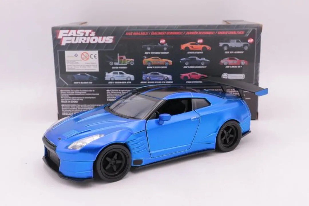 Jada Toys Brian's Nissan GT-R R35 1:24 - Blauw