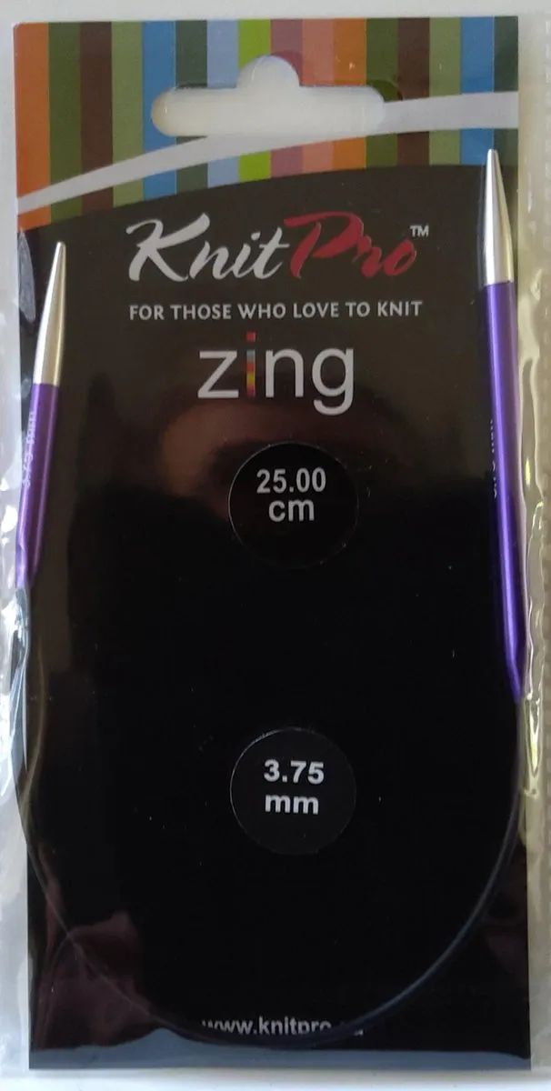KnitPro Zing Rondbreinaalden 3.75mm