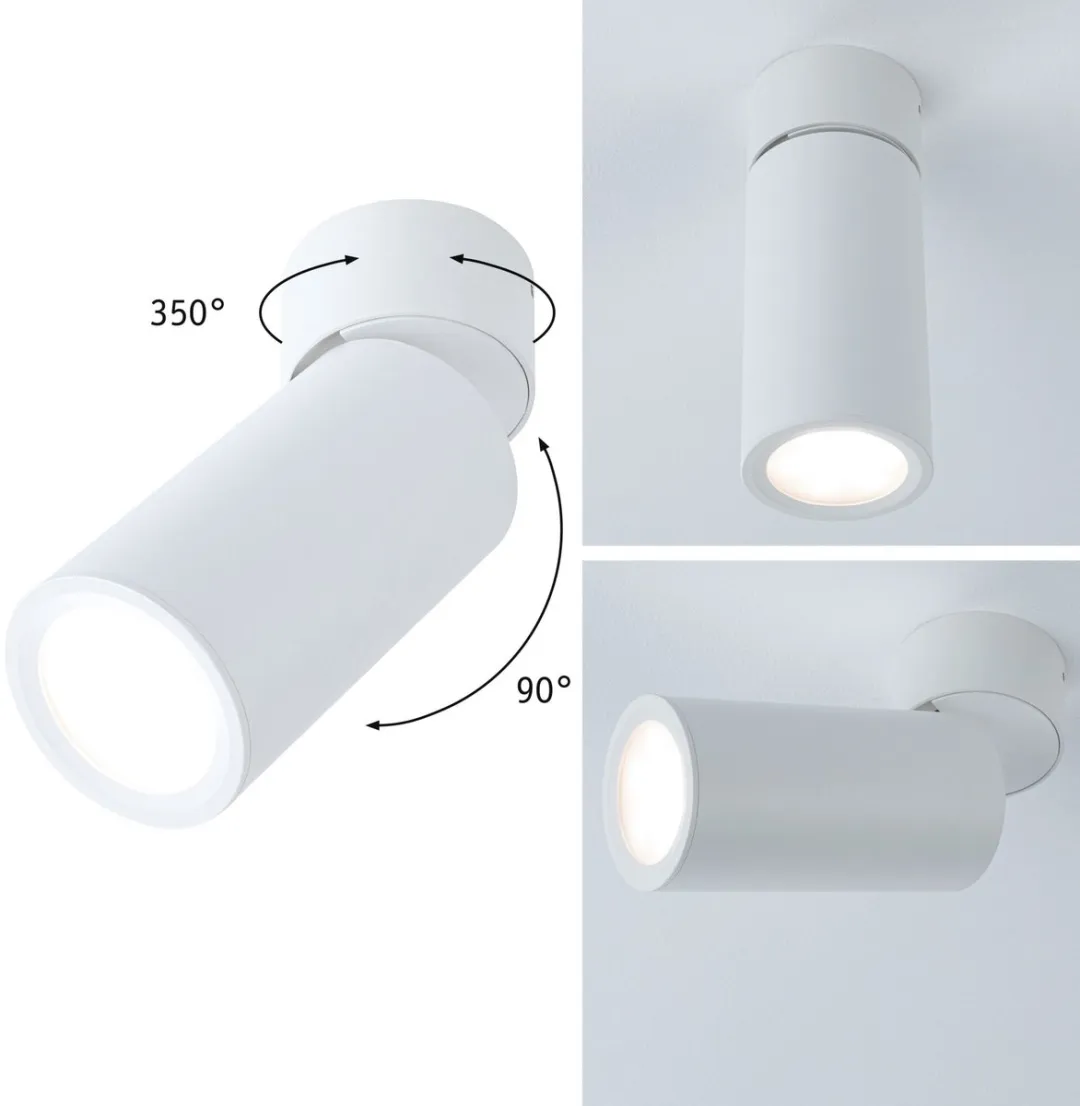 Paulmann Turnal Coin LED Plafondlamp 6W - 470lm Wit mat