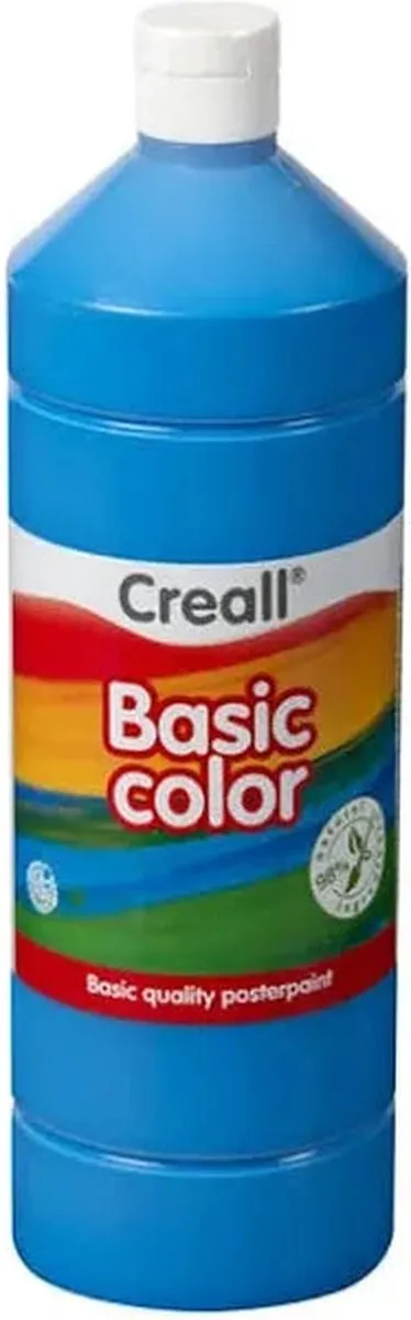Creall Basic Plakkaatverf Blauw 1000ml