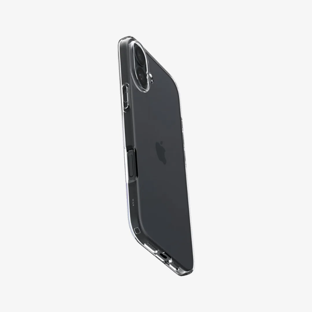 Spigen Crystal Flex ACS08092 iPhone 16 Plus Hoesje - Transparant