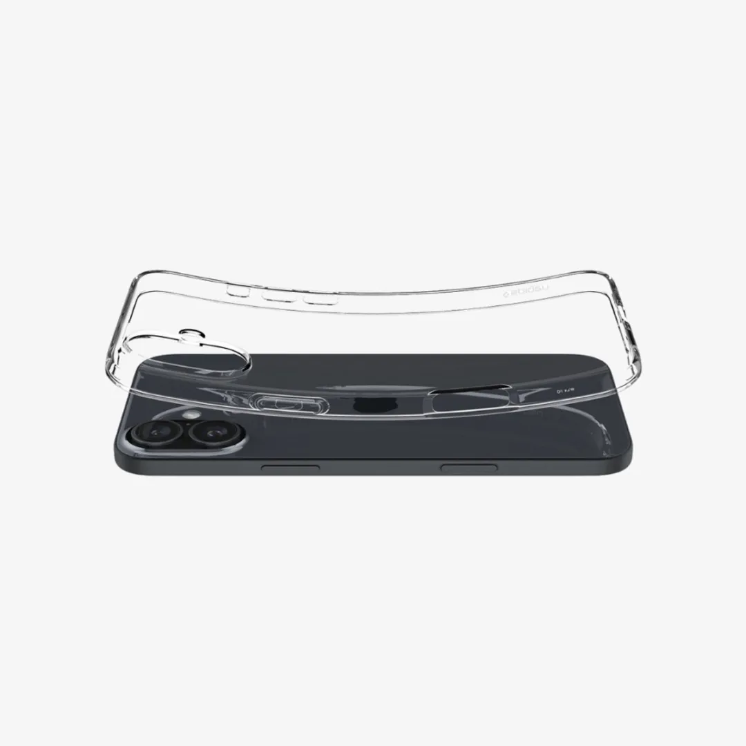 Spigen Crystal Flex ACS08092 iPhone 16 Plus Hoesje - Transparant - afbeelding 6 van 6