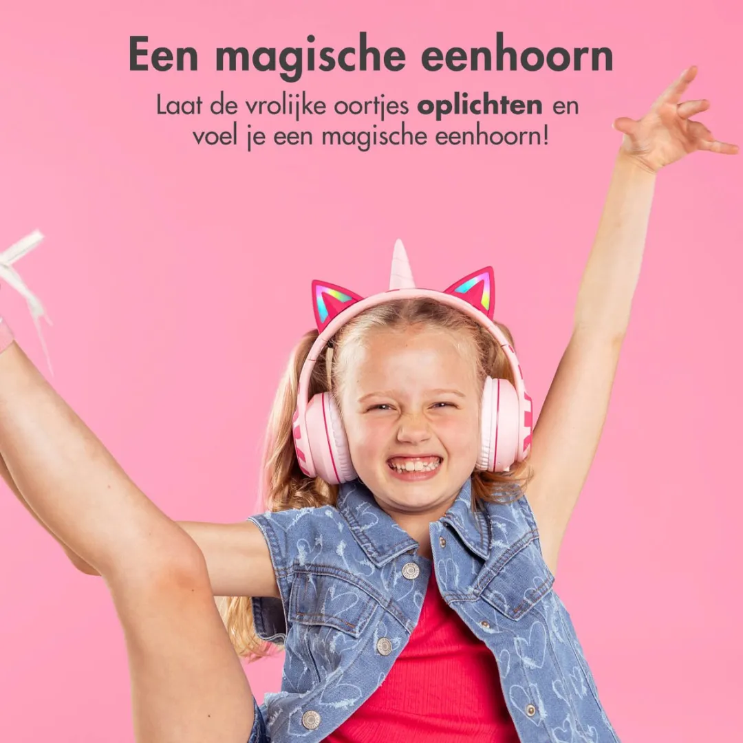 Imoshion Kinder Koptelefoon Unicorn SH00074035 - Bluetooth - Lichtblauw
