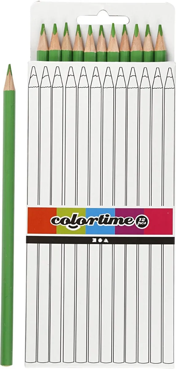 Colortime Kleurpotlood 3mm Groen