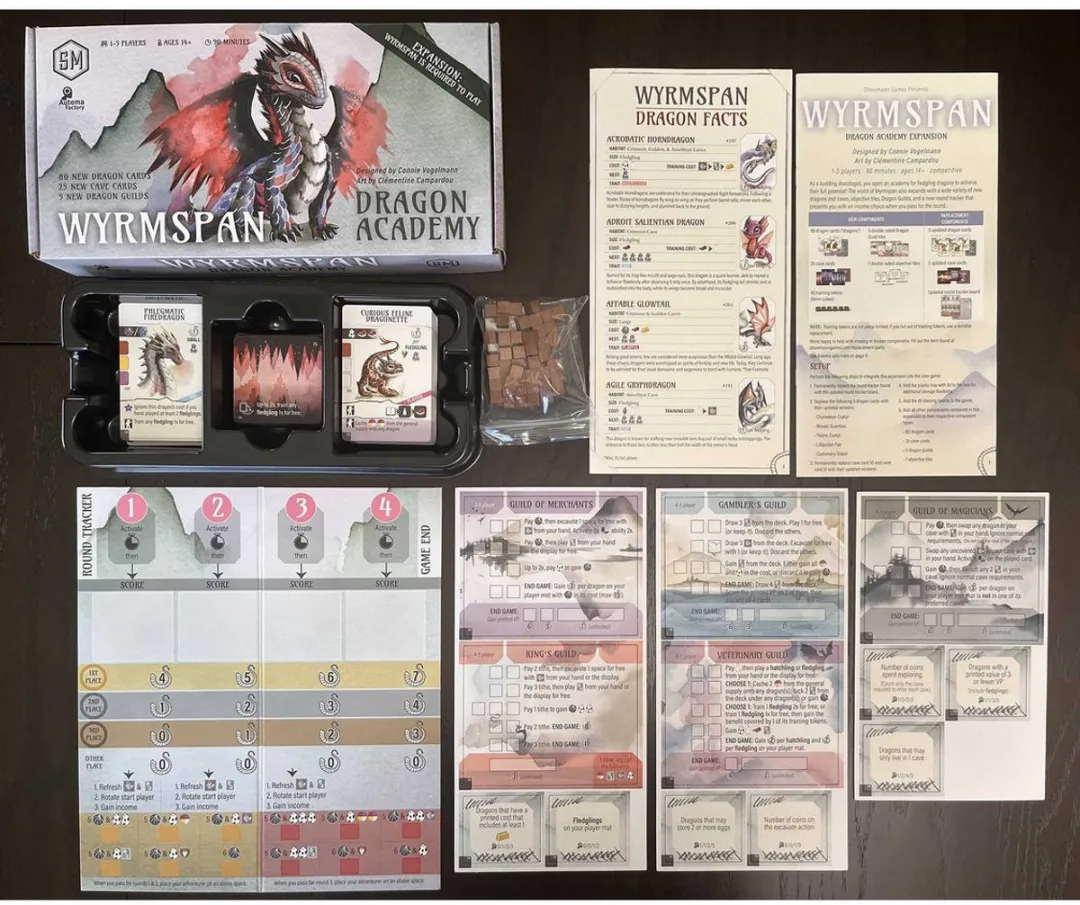 Stonemaier Games Wyrmspan Dragon Academy Expansion STM854