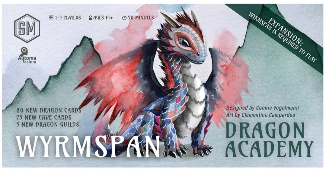 Stonemaier Games Wyrmspan Dragon Academy Expansion STM854