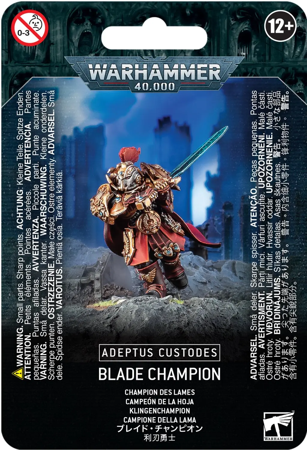Games Workshop Adeptus Custodes Blade Champion - 19 Onderdelen - afbeelding 3 van 3
