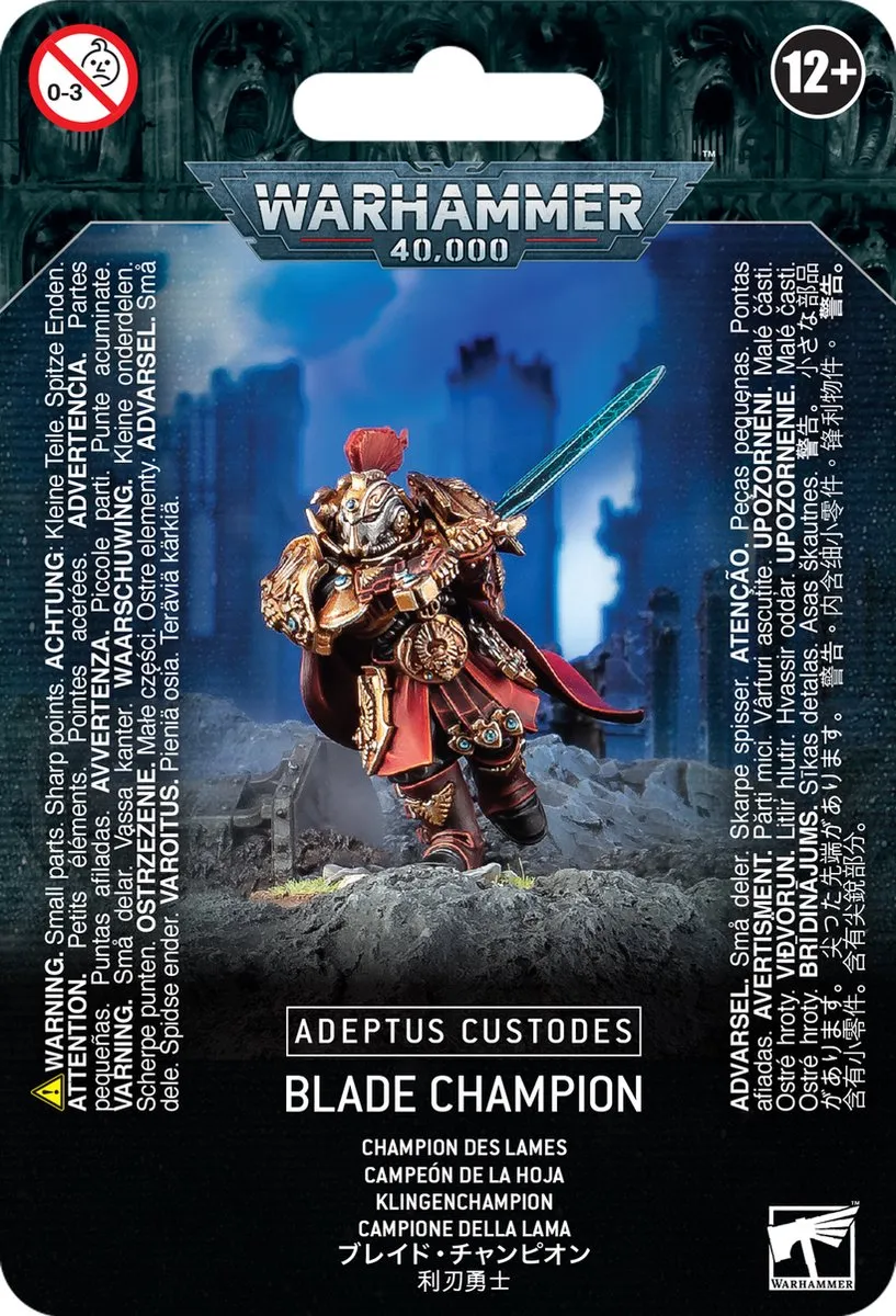 Games Workshop Adeptus Custodes Blade Champion