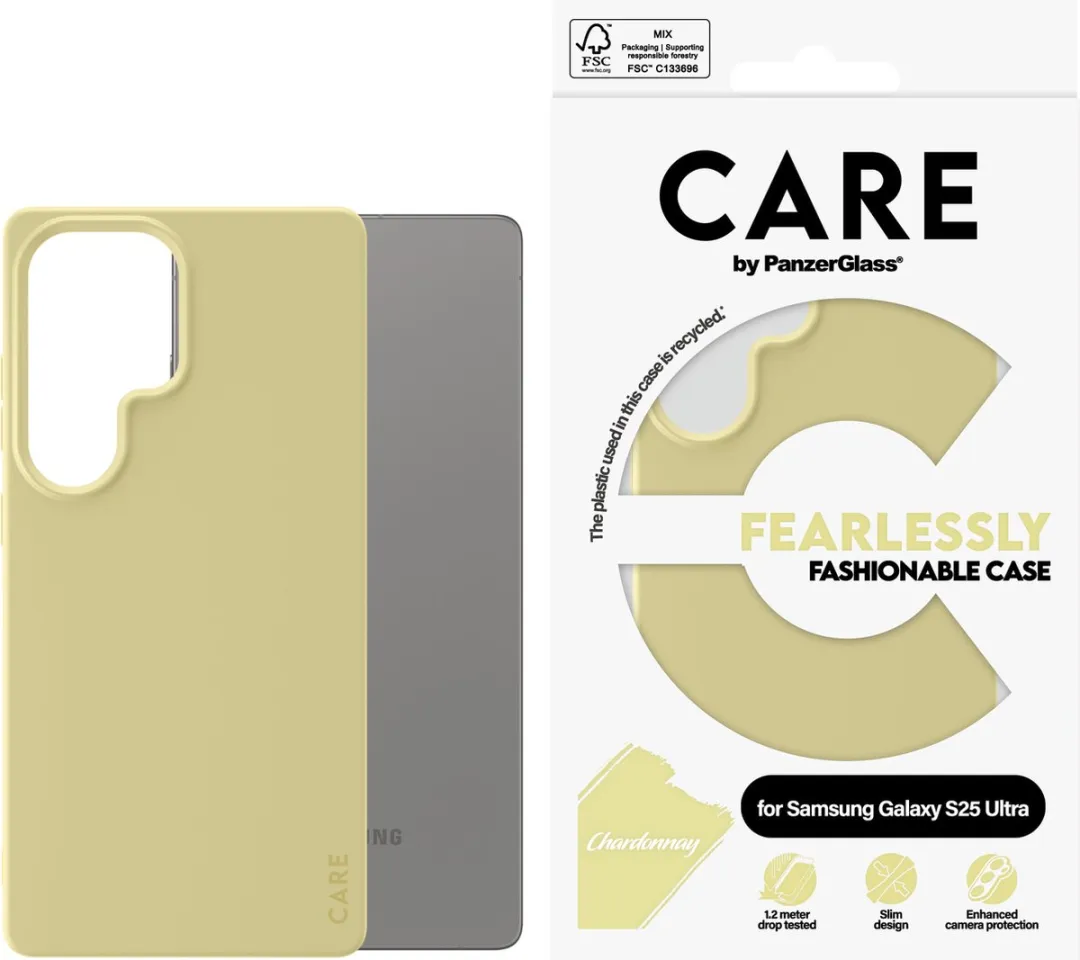 PanzerGlass Case Care Mode voor Samsung Galaxy S25 Ultra - Transparent