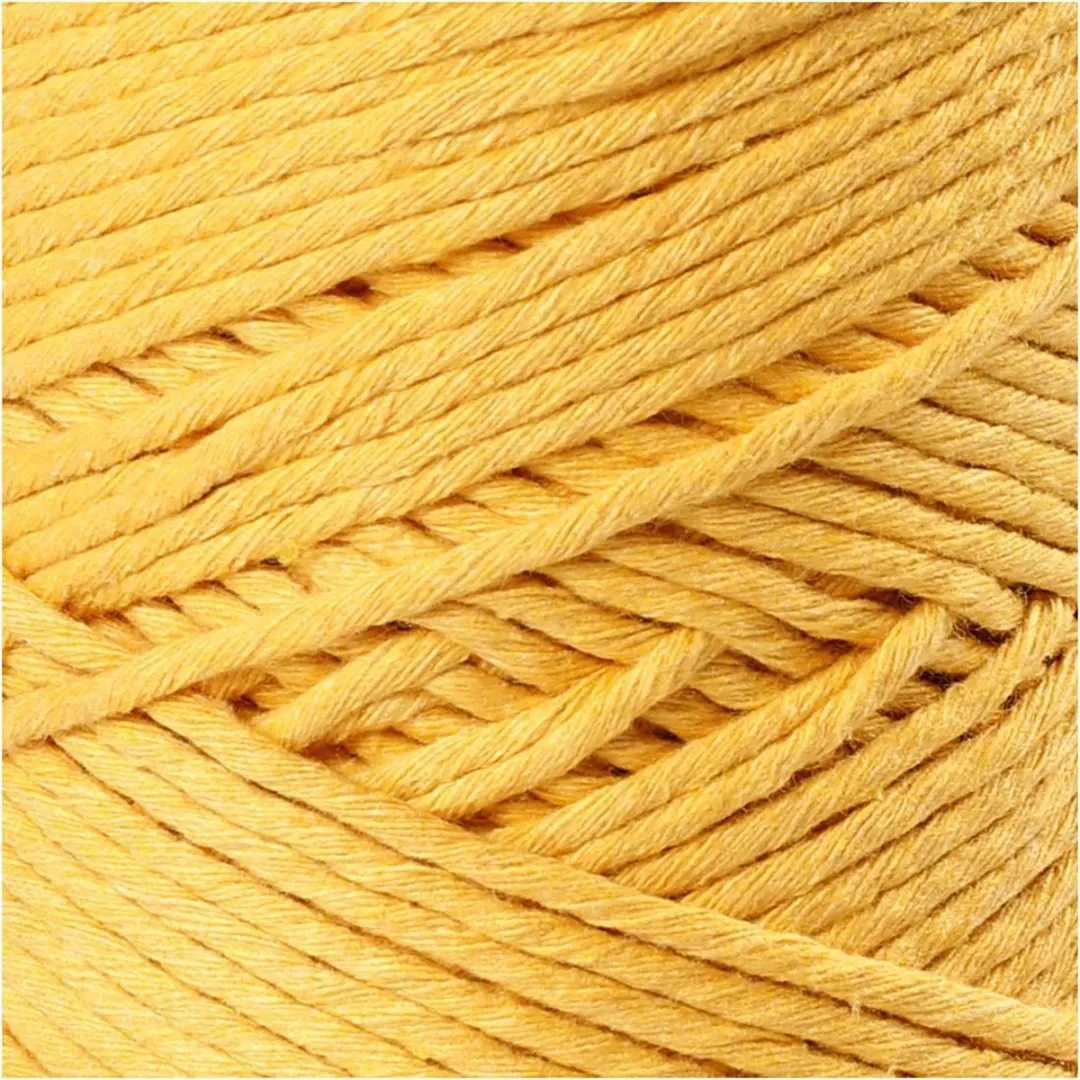 Creativ Company Macramékoord 2mm - 198m - Geel