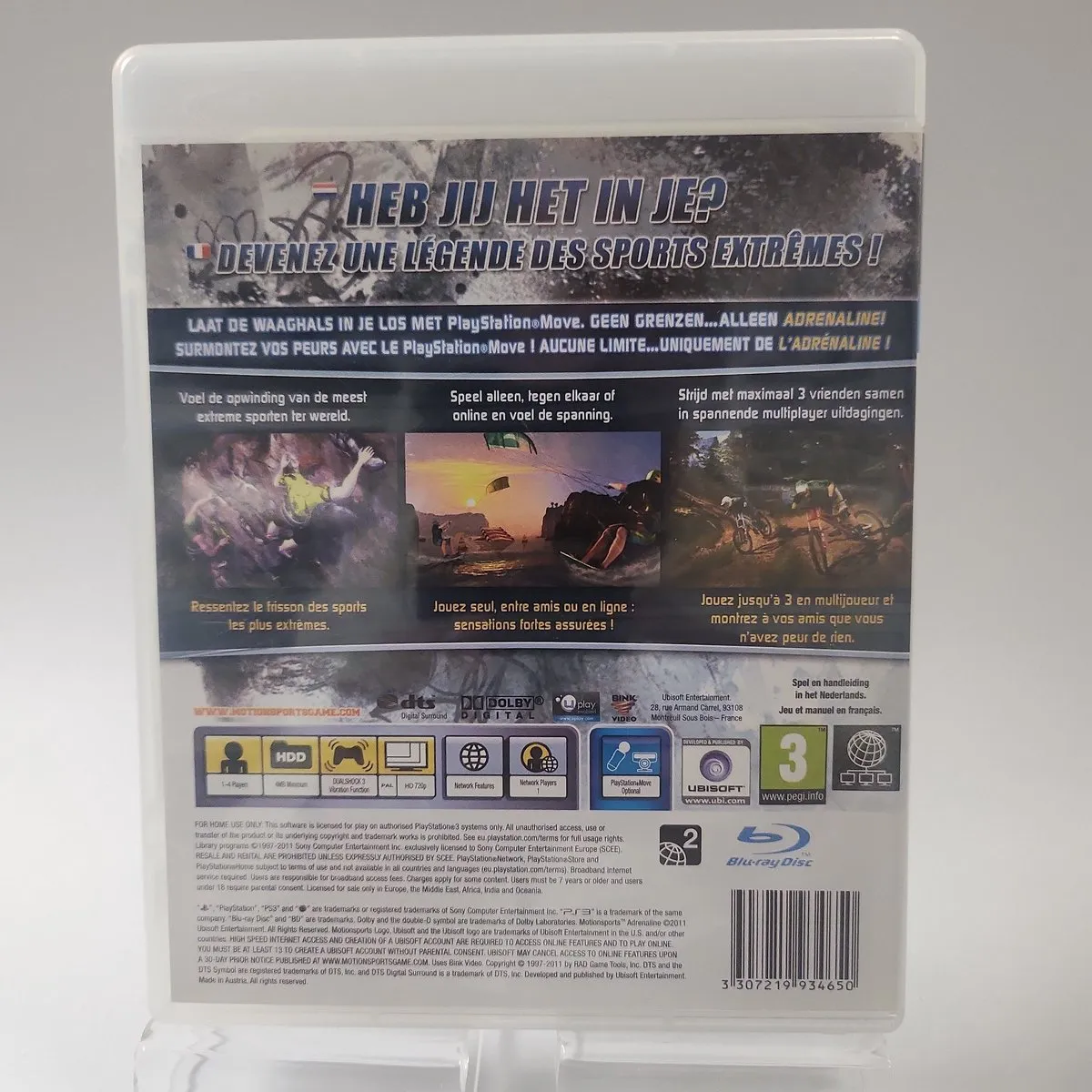 Ubisoft Motionsports Adrenaline PlayStation Move - 4 Spelers