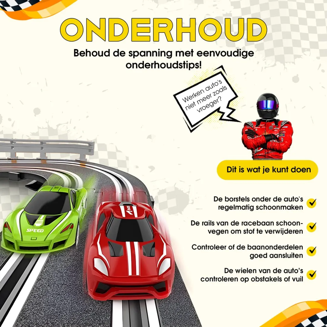 CosmoToys Elektrische Racebaan Ultimate Track 7,0M