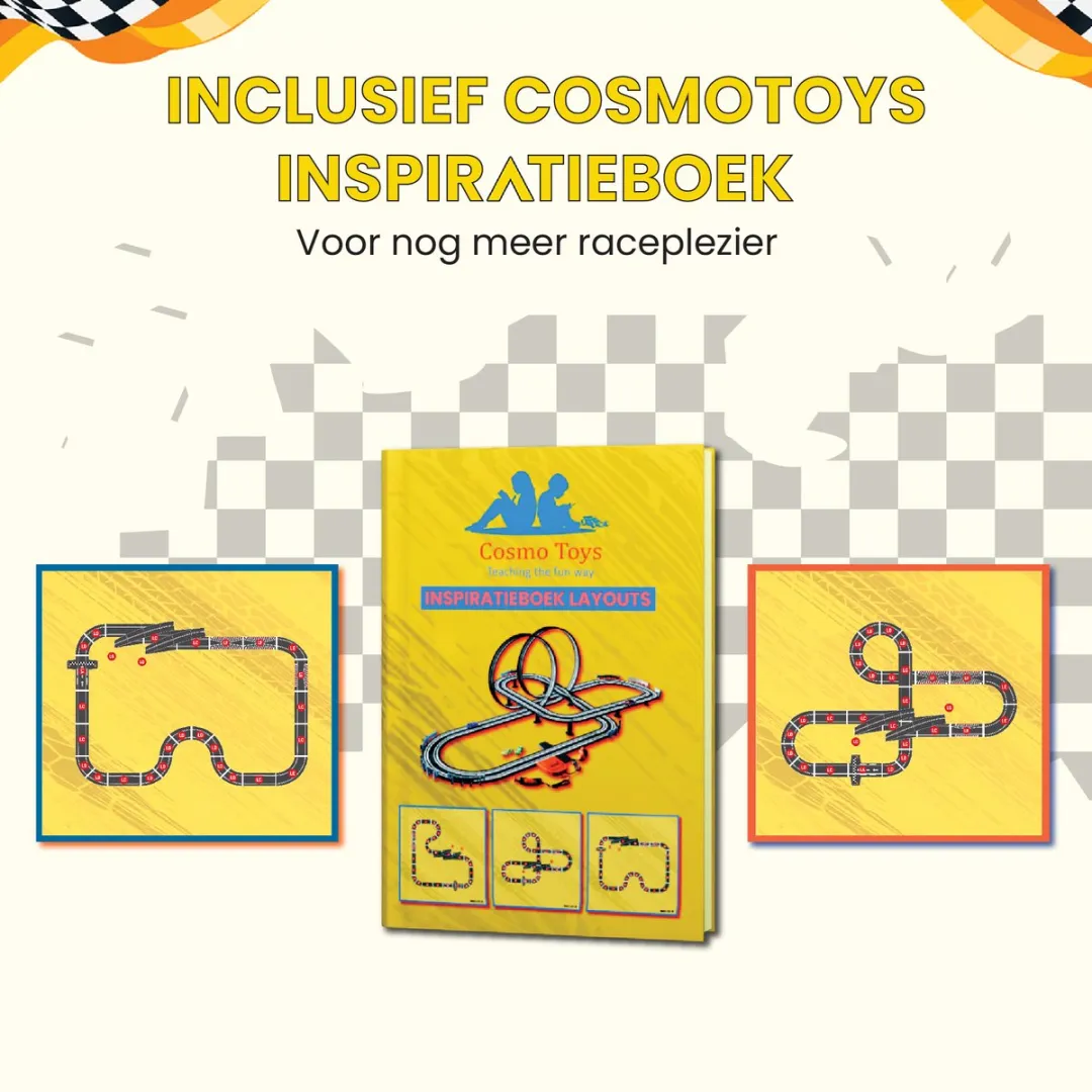 CosmoToys Elektrische Racebaan Ultimate Track 7,0M