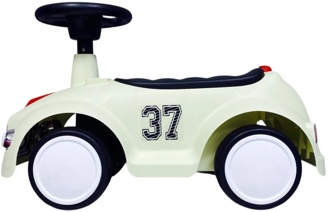 Toys Q-Toys TS-5188 Loopauto met toeter - 60 cm - Beige