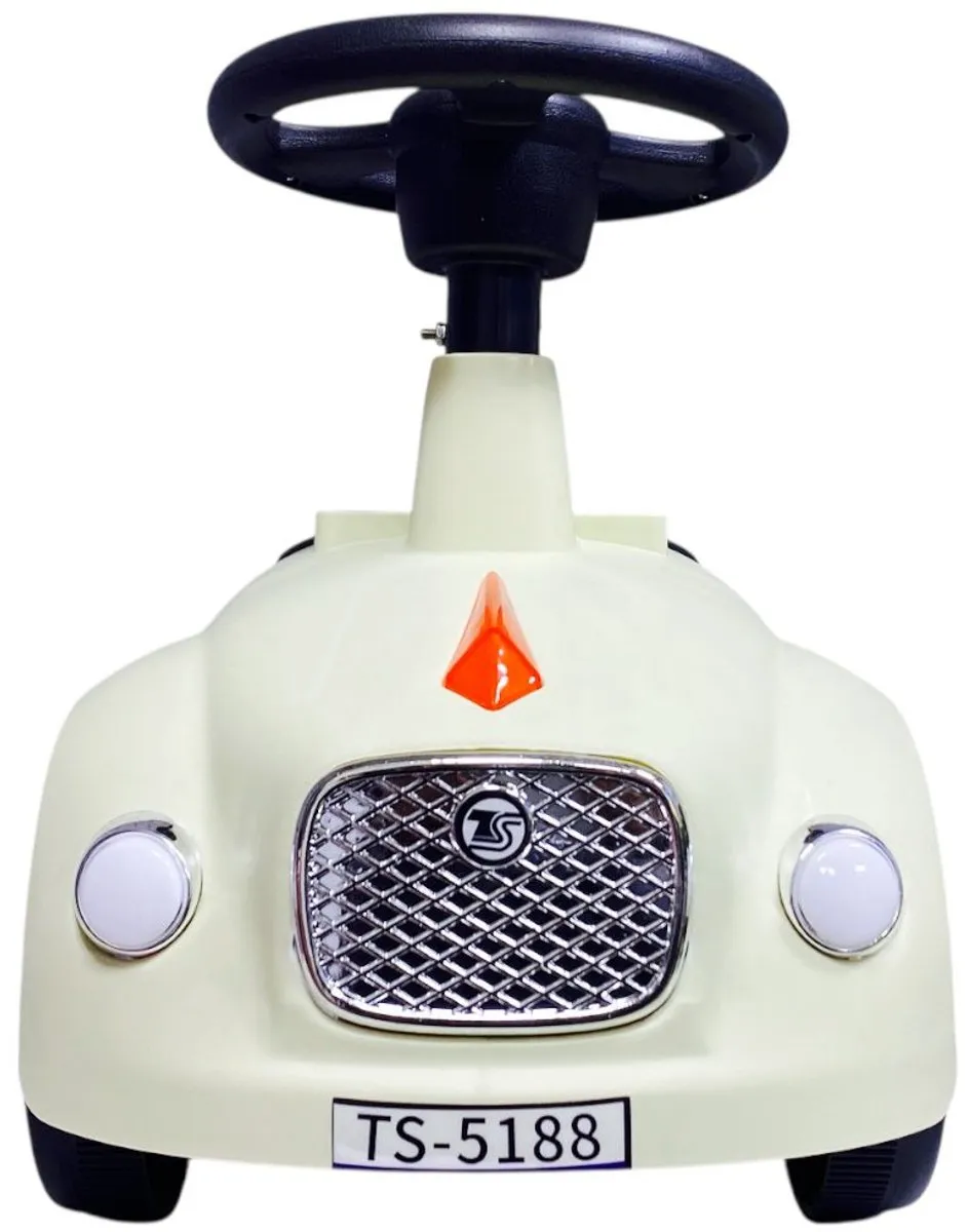 Toys Q-Toys TS-5188 Loopauto met toeter - 60 cm - Beige
