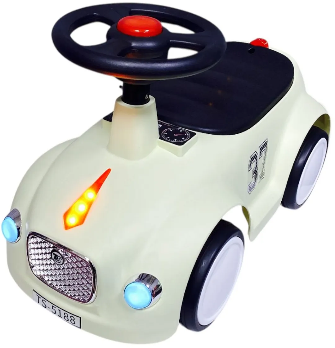 Toys Q-Toys TS-5188 Loopauto met toeter - 60 cm - Beige