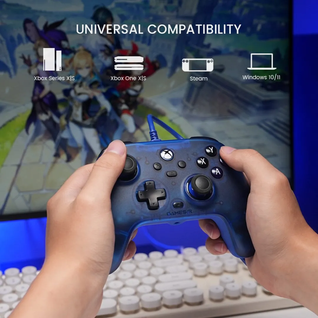 Gamesir T7 Wired Controller - Blauw