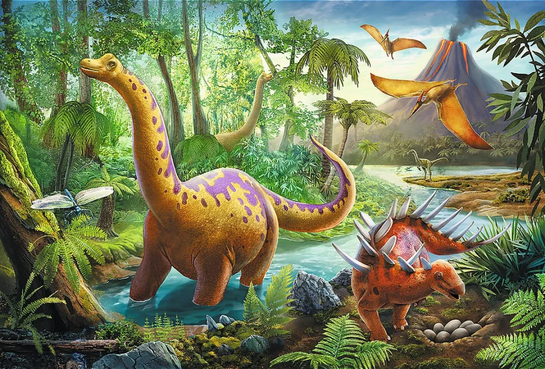 Trefl Legpuzzel Dinosauriërs 60 Stuks - Multi