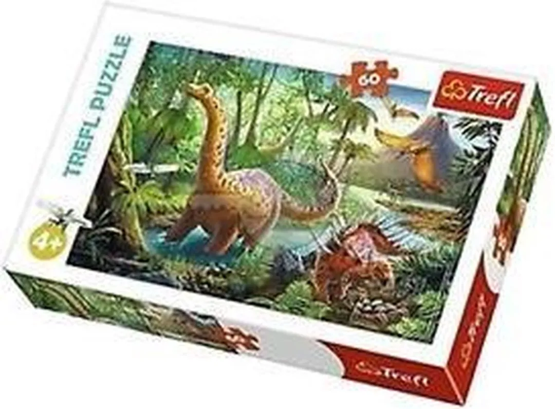 Trefl Legpuzzel Dinosauriërs 60 Stuks - Multi