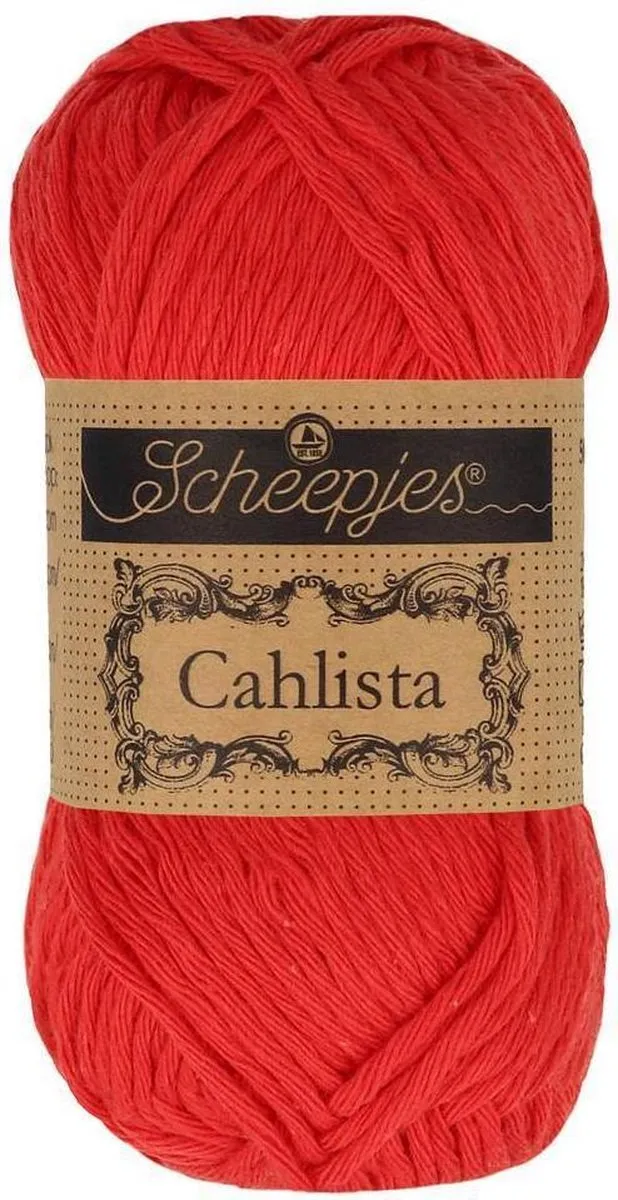 Scheepjes Cahlista Wol - Hot Red