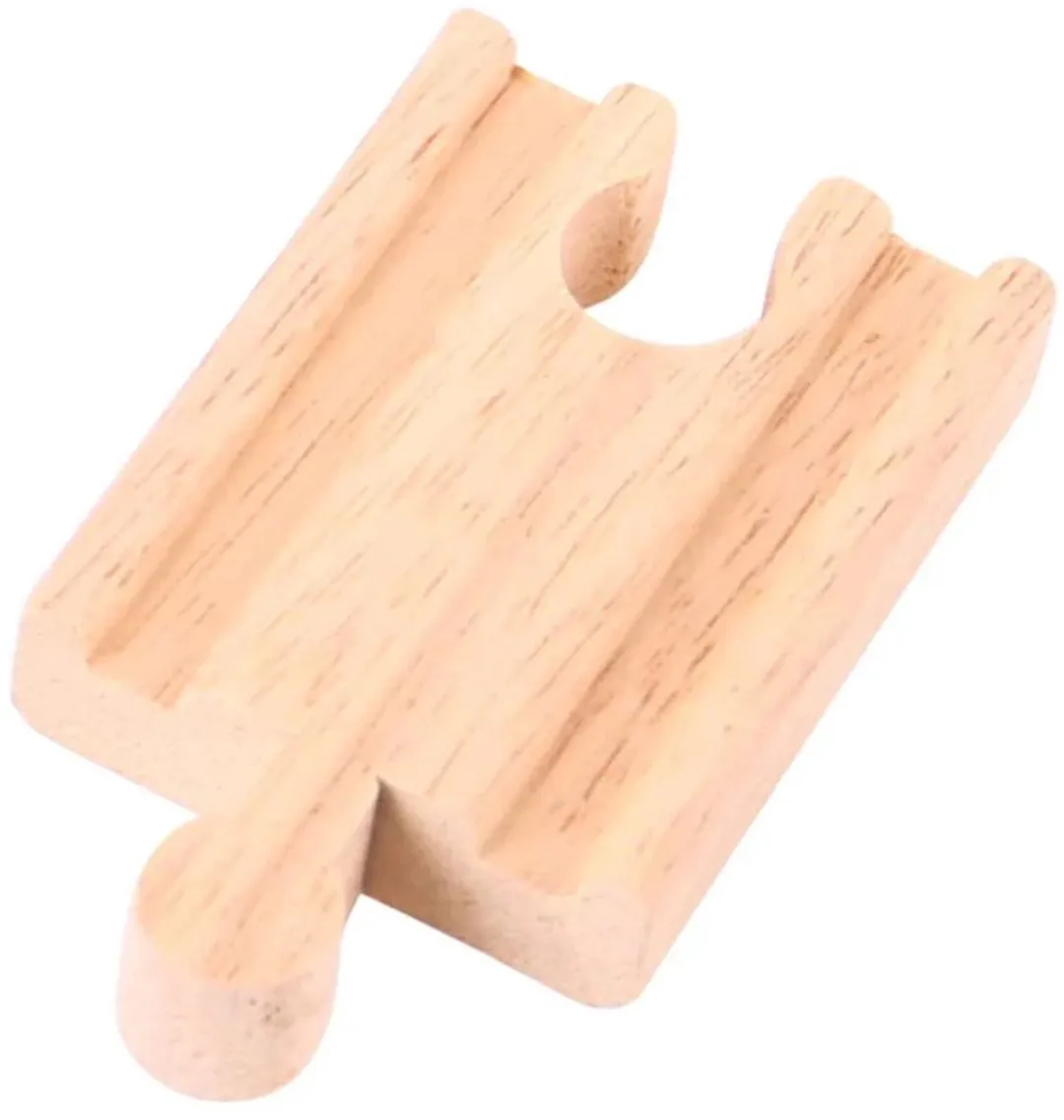 BigJigs Houten Treinbaan Uitbreiding BJT104 - 2 Stuks - Multi