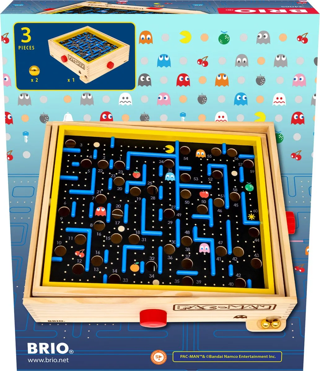BRIO PAC-MAN Labyrint-spel 63406500 - Meerkleurig