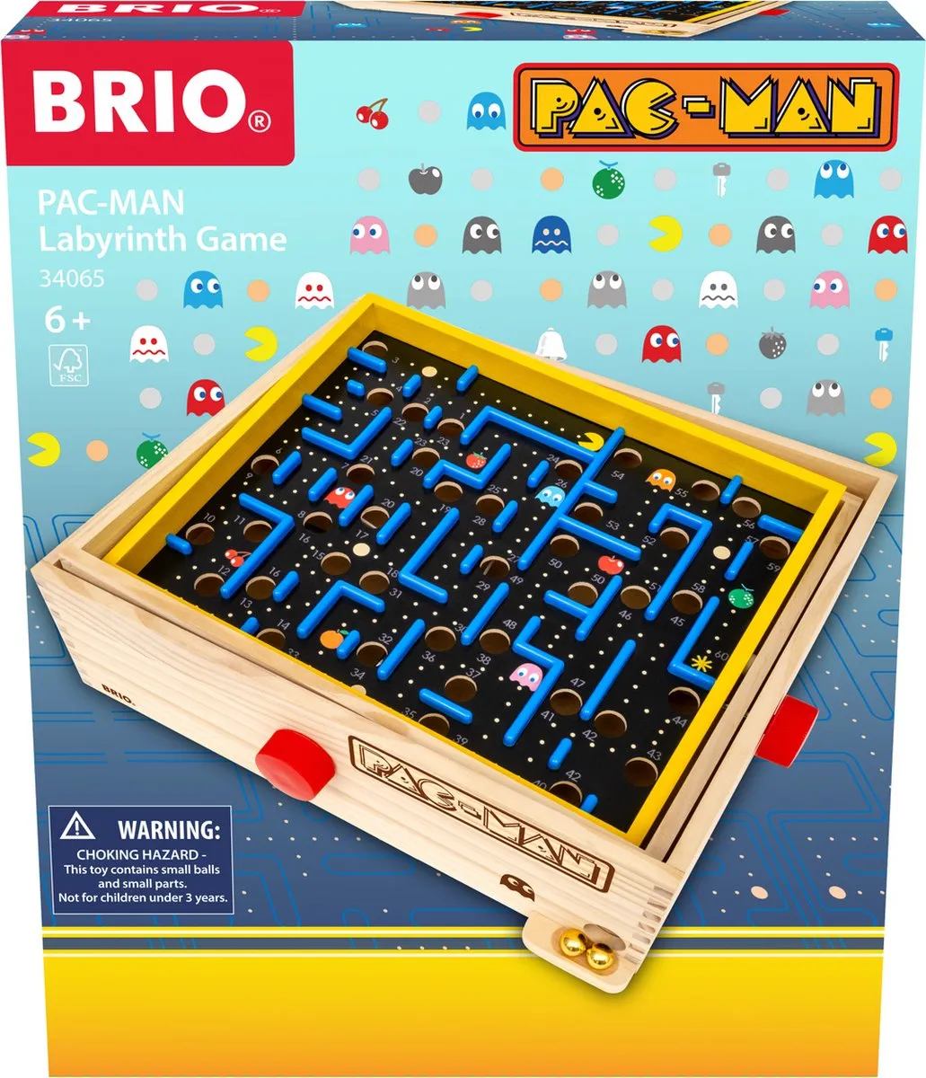 BRIO PAC-MAN Labyrint-spel 63406500 - Meerkleurig - afbeelding 6 van 6