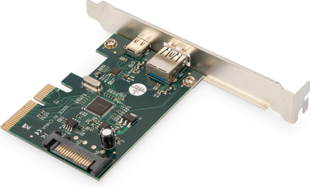 Digitus DS-30225 PCIe Kaart USB-C + USB-A