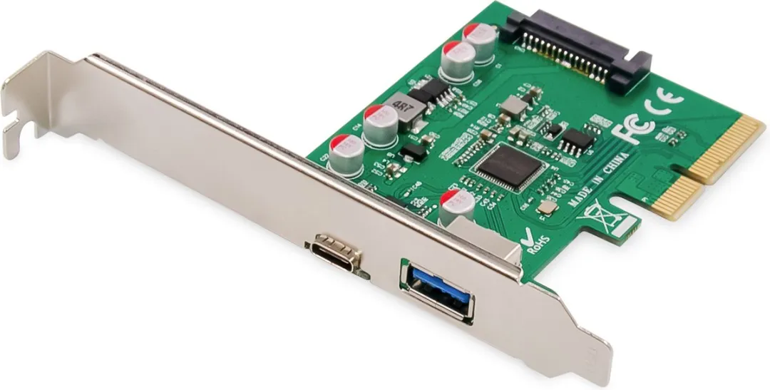 Digitus DS-30225 PCIe Kaart USB-C + USB-A