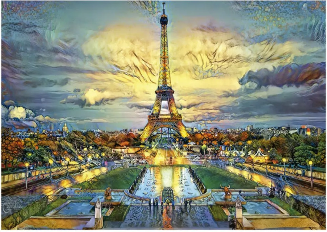 Educa Eiffeltoren Legpuzzel 500 Stuks - Multicolor