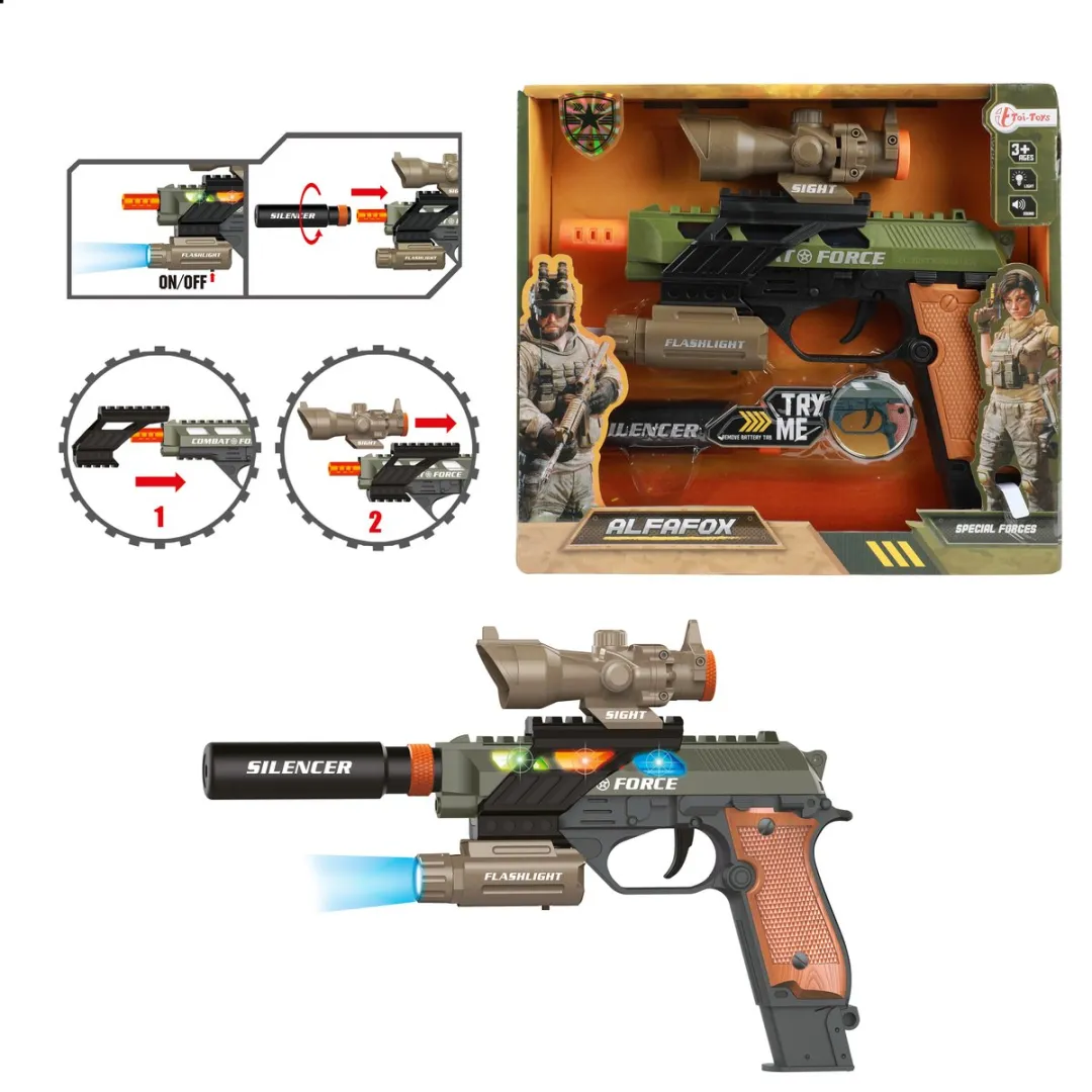 Toi-Toys Alfafox Militair Pistool