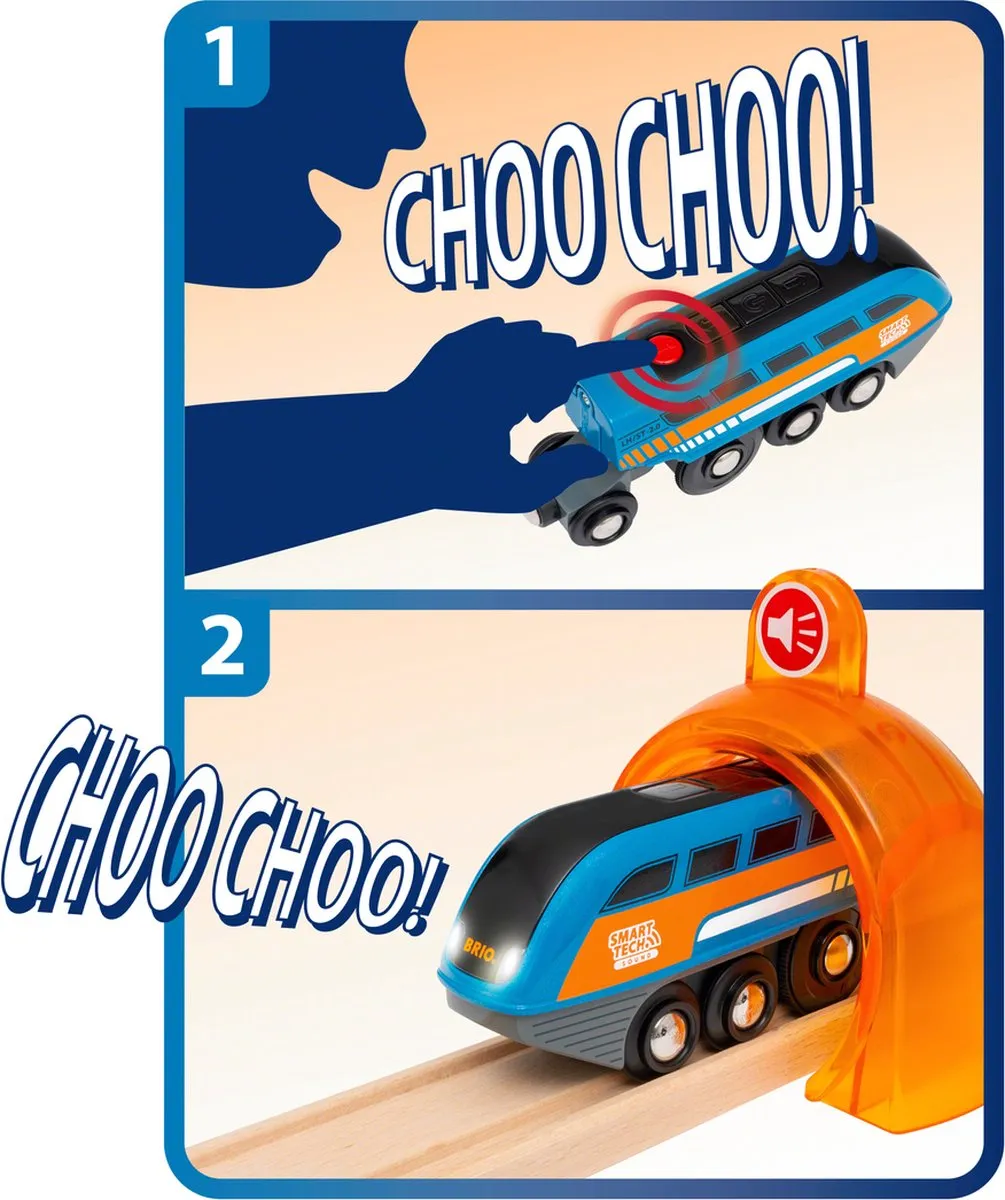 BRIO Smart Tech 33971 Locomotief - Multicolor