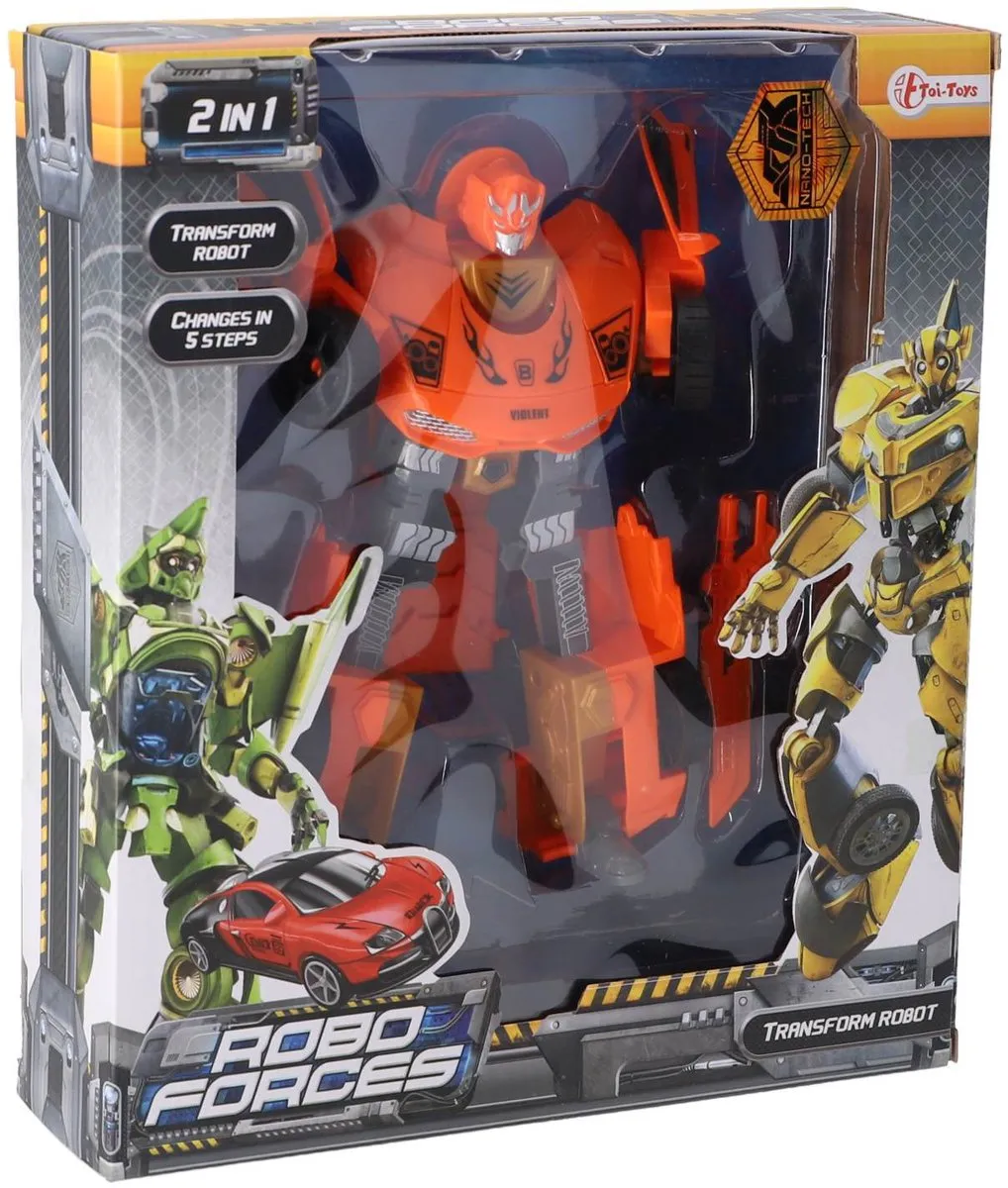 Toi-Toys Roboforces Verander Robot 30036Z - Multicolor