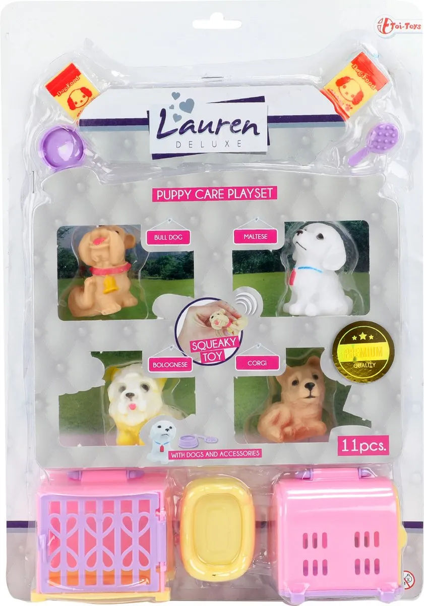 Toi-Toys Lauren Deluxe Zorgset Puppy 37852A