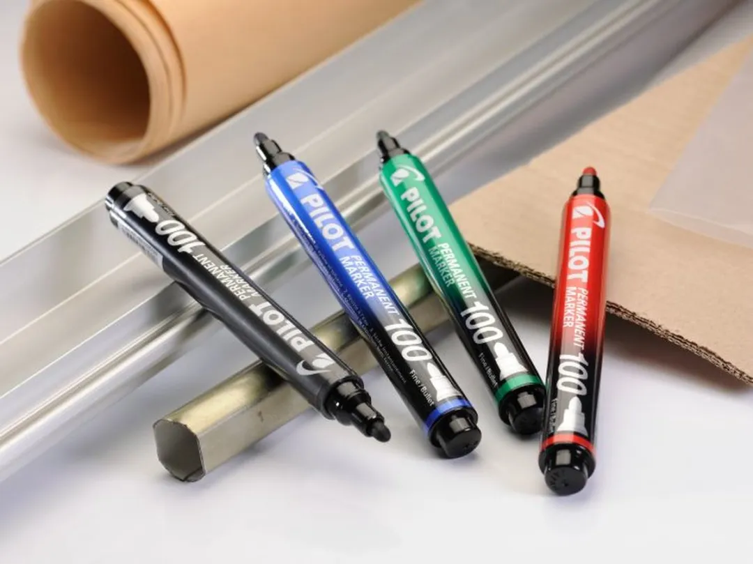 Pilot SCA-100 Viltstift - Zwart - 20 Stuks