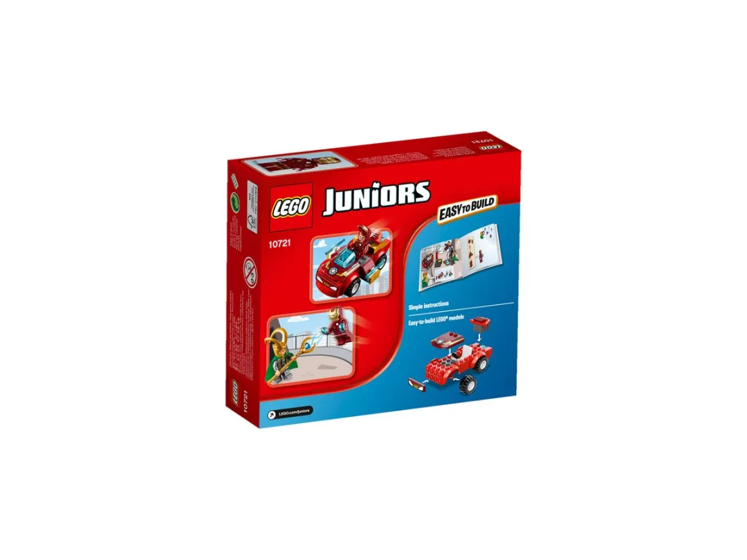 LEGO Juniors Iron Man Bouwset 56 Stuks - 2 Minifiguren - Multicolor