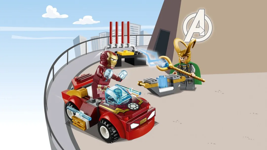 LEGO Juniors Iron Man Bouwset 56 Stuks - 2 Minifiguren - Multicolor