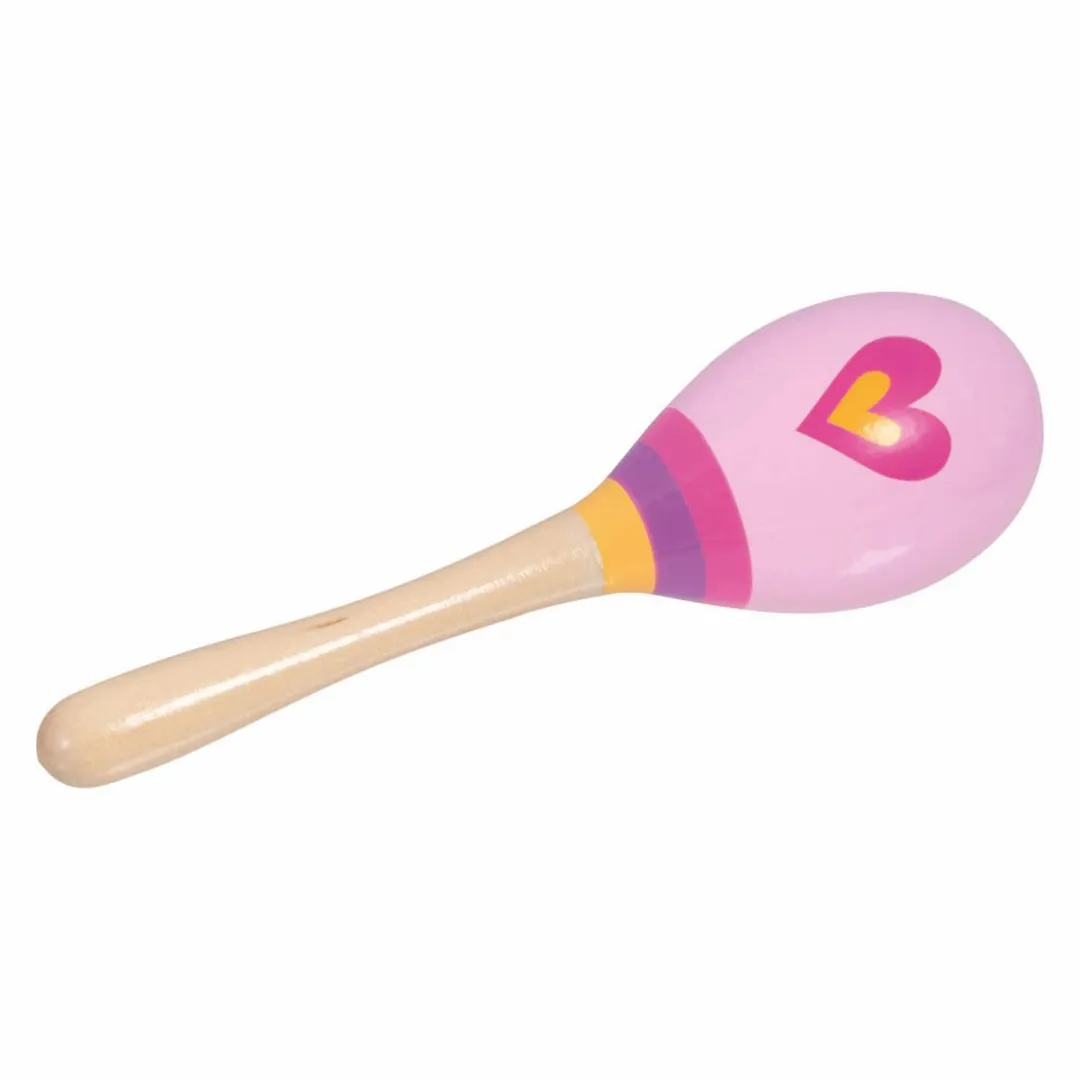 Goki Maracas Hartvormig Speelgoed Multicolor
