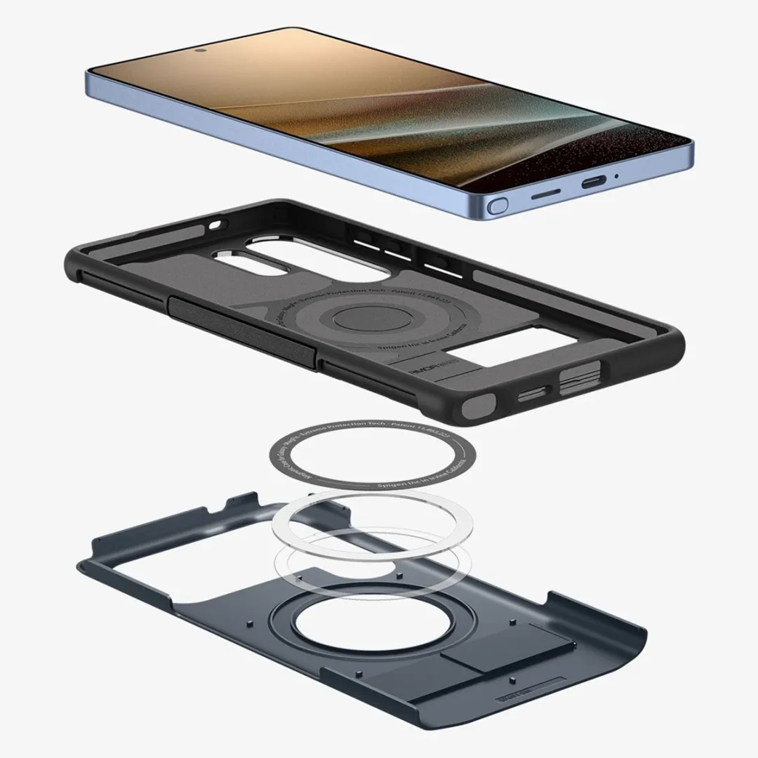 Spigen Slim Armor ACS08908 Backcover - Donkergrijs - afbeelding 6 van 6