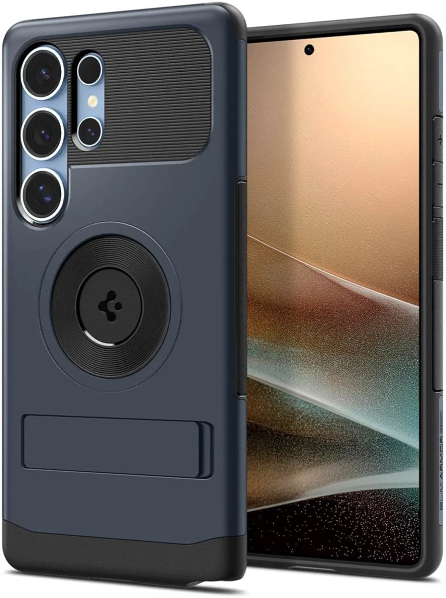 Spigen Slim Armor ACS08908 Backcover - Donkergrijs