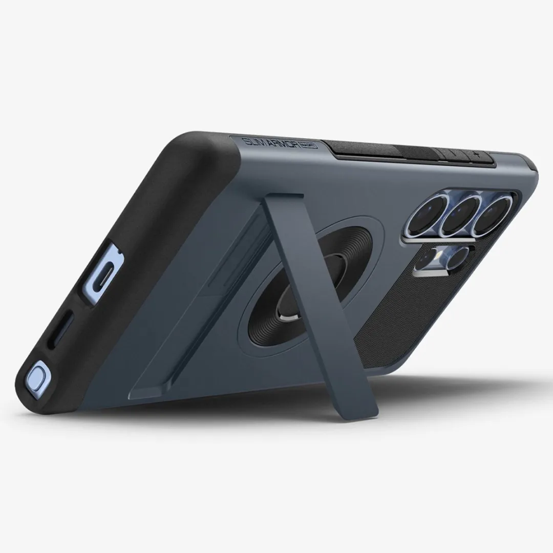 Spigen Slim Armor ACS08908 Backcover - Donkergrijs