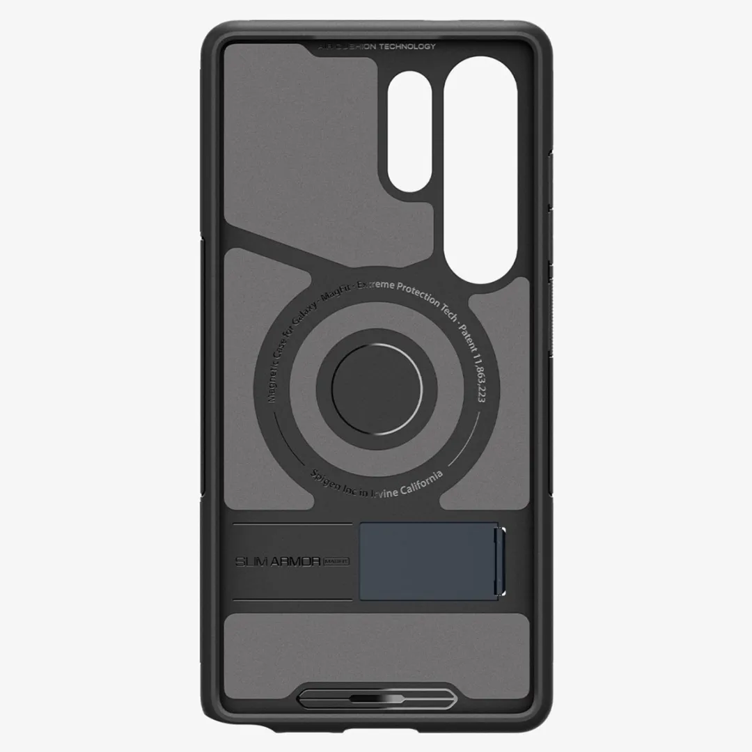 Spigen Slim Armor ACS08908 Backcover - Donkergrijs