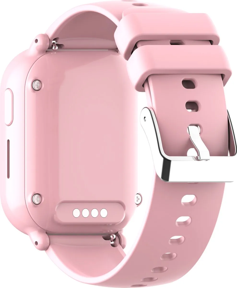 GPSHorlogeKids© - smartwatch kinderen - GPS horloge kind – kleinste model 2025 – kinder smartwatch - 4G videobellen - spatwaterdicht - SOS alarm - incl. SIM - PAX Roze