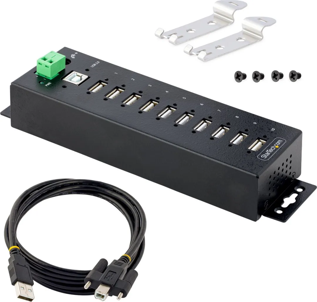 Startech USB210AIND USB Hub - Zwart