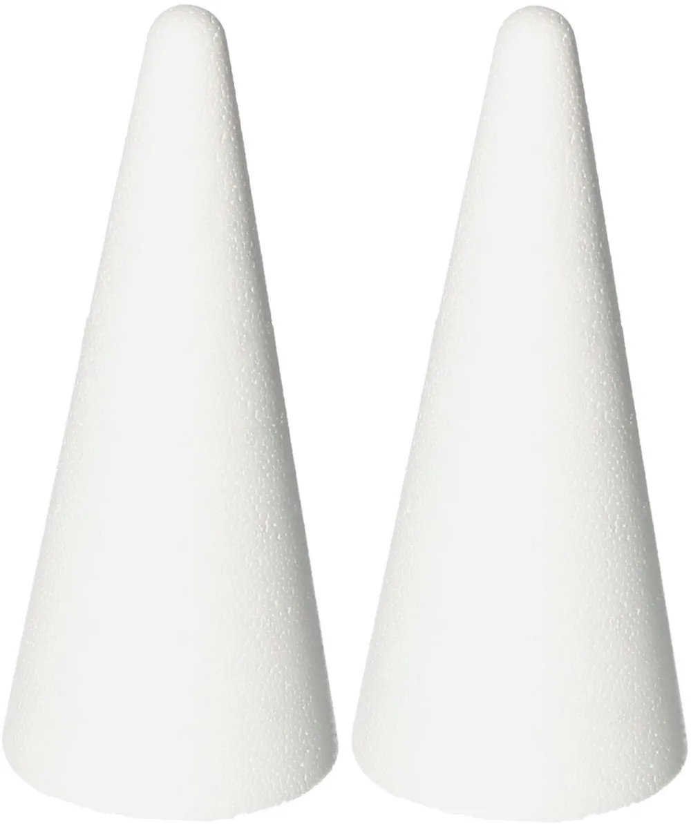 Rayher Piepschuim Kegels 2 Stuks