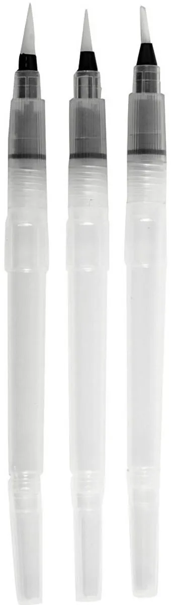 Creativ Company Water-Penselen 10ml - 3-delig Transparant