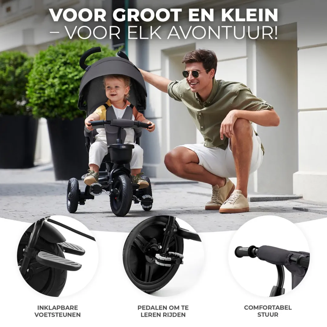 KinderKraft AVEO Driewieler - 9 Maanden tot 5 Jaar Groen
