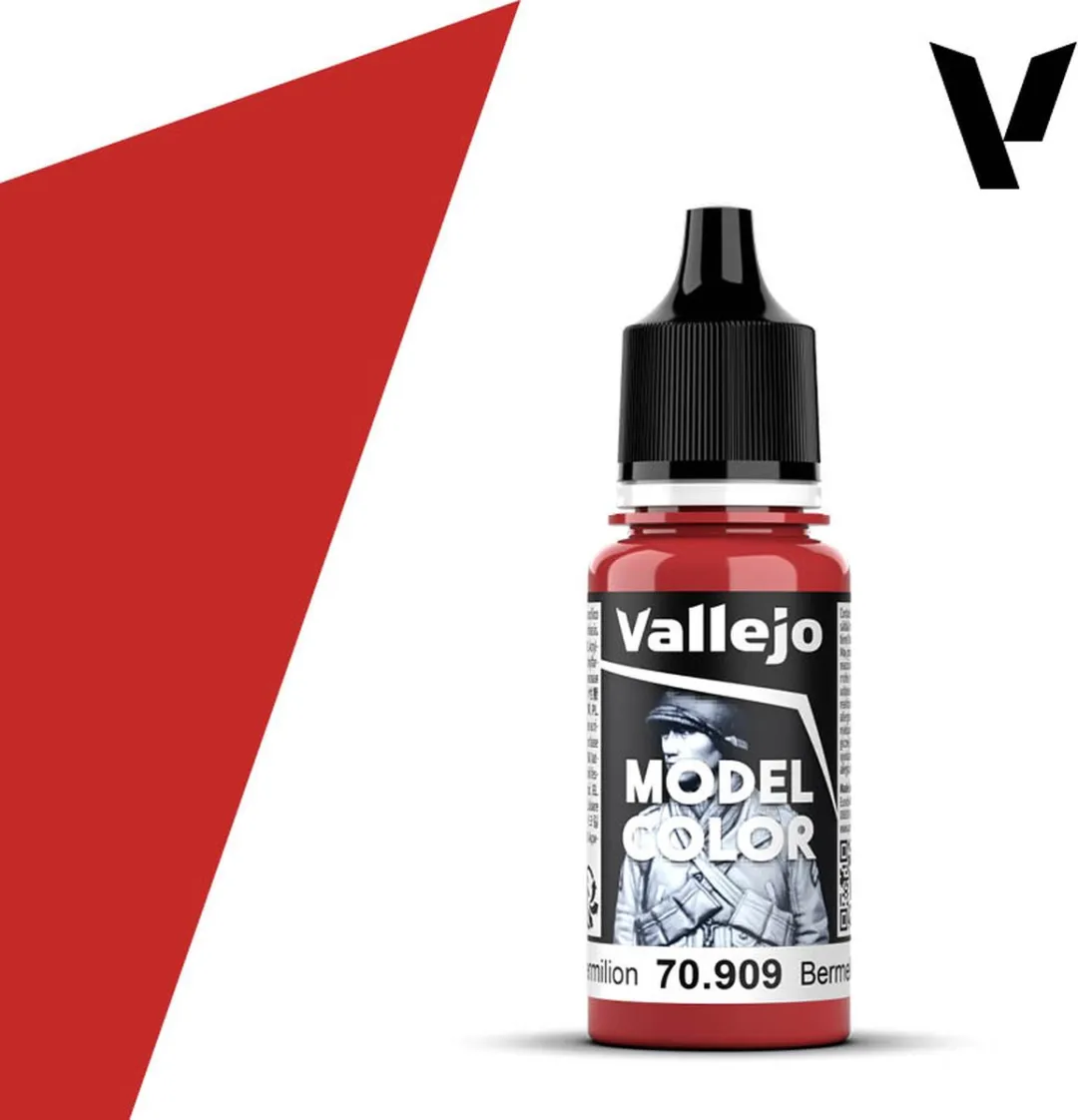 Vallejo Model Color Vermillion Acrylverf 17ml