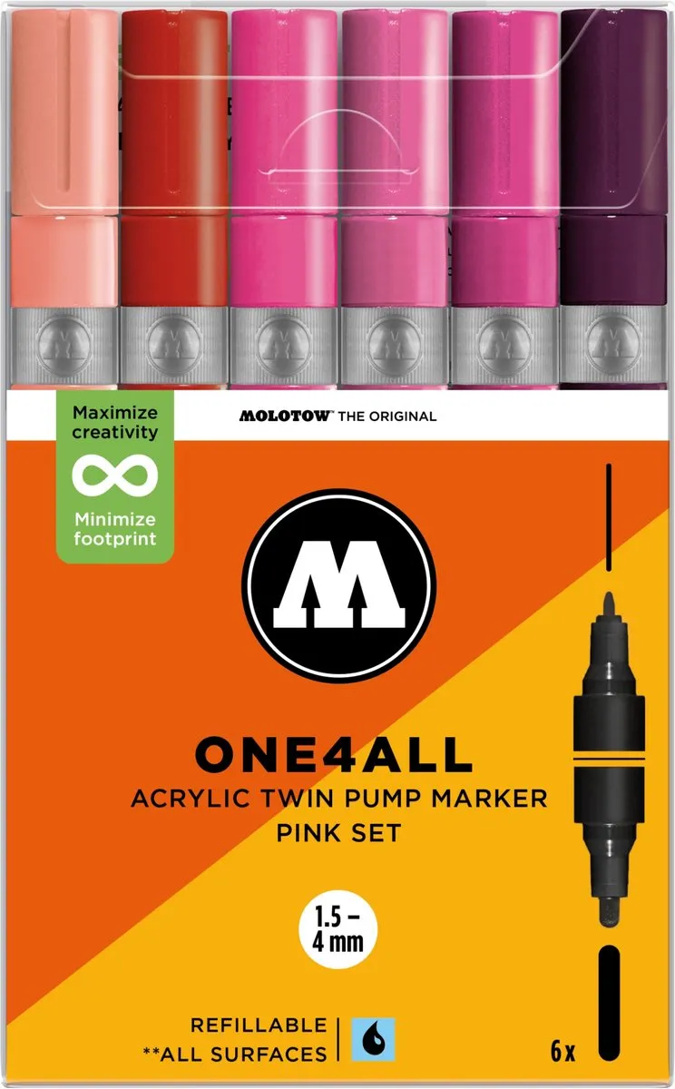 Molotow One4All Twin Acrylstiften Set