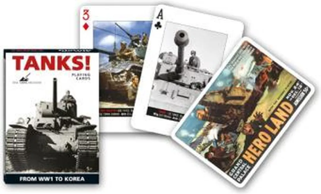 Piatnik Tanks Speelkaarten 900189 - Meerkleurig